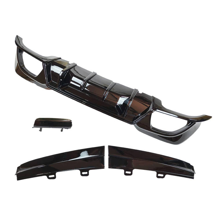 330e Diffuser Gloss Black Rear Diffuser For BMW 330e xDrive 2022 Base Sedan 4-Door L ...