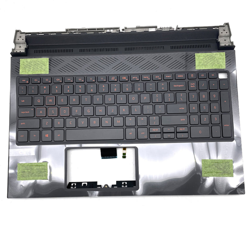 DURAFORCE New Palmrest US Backlit Keyboard For Dell Inspiron G15 5510 5511 5515 0V256H US