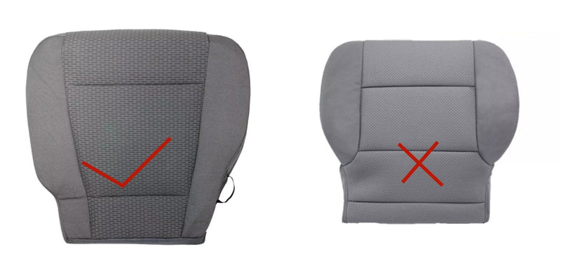 DURAFORCE Front Driver Bottom Cloth Seat Cover For 2017-2021 Ford F250 F350 F450 F550