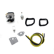 DURAFORCE Carburetor Kit For Ryobi RY25AXB 25cc Gas Jet Fan Blower W/Gasket Fuel Line US