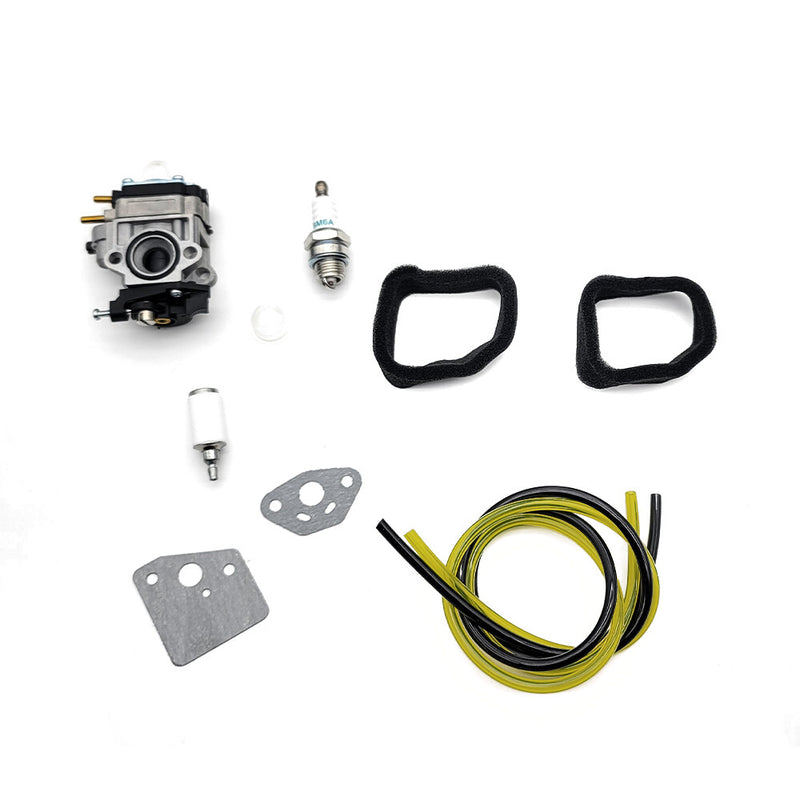 DURAFORCE Carburetor Kit For Ryobi RY25AXB 25cc Gas Jet Fan Blower W/Gasket Fuel Line US