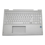 DURAFORCE New 934640-001 Palmrest Case w/Backlit Keyboard Silver For HP ENVY X360 15-BP US