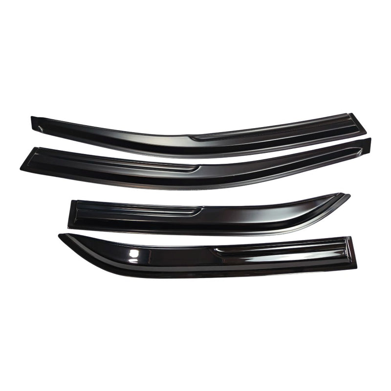 DURAFORCE M Style Window Visors Sun Rain Guards For 2009-2013 Toyota Corolla Sedan
