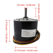 DURAFORCE 3S047 Carrier 1/4 HP, 1100 RPM, 208-230 V Condenser Fan Motor for 5KCP39FGU997AS