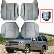DURAFORCE Driver & Passenger Leather Seat Cover For 2003 2004 -2006 Chevy Tahoe Suburban