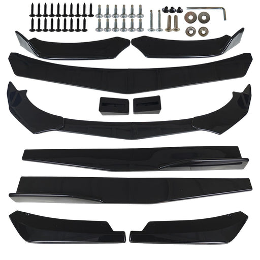 DURAFORCE Front Bumper Lip Spoiler Splitter Body Kit Blk For HONDA ACCORD Coupe Sedan Car