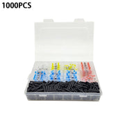 DURAFORCE 1000x Solder Seal Sleeve Heat Shrink Butt Wire Connectors Terminals Waterproof
