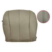 DURAFORCE Driver Side Bottom Replacement Leather Seat Cover Tan For 2007-2011 Toyota Camry