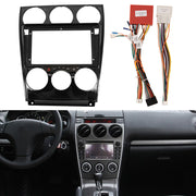 DURAFORCE For 2004-2016 Mazda 6 Stereo Radio Double Din Install Dash Panel Kit Harness New