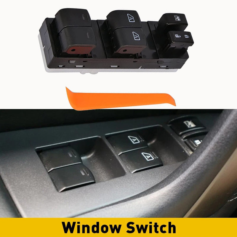 DURAFORCE Driver Left Master Power Window Switch For 2009-2014 Nissan Maxima 25401-9N00E
