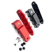 DURAFORCE New Red & Black 5/16" 4 Stud Power Distribution Block -BUSBAR- With Cover