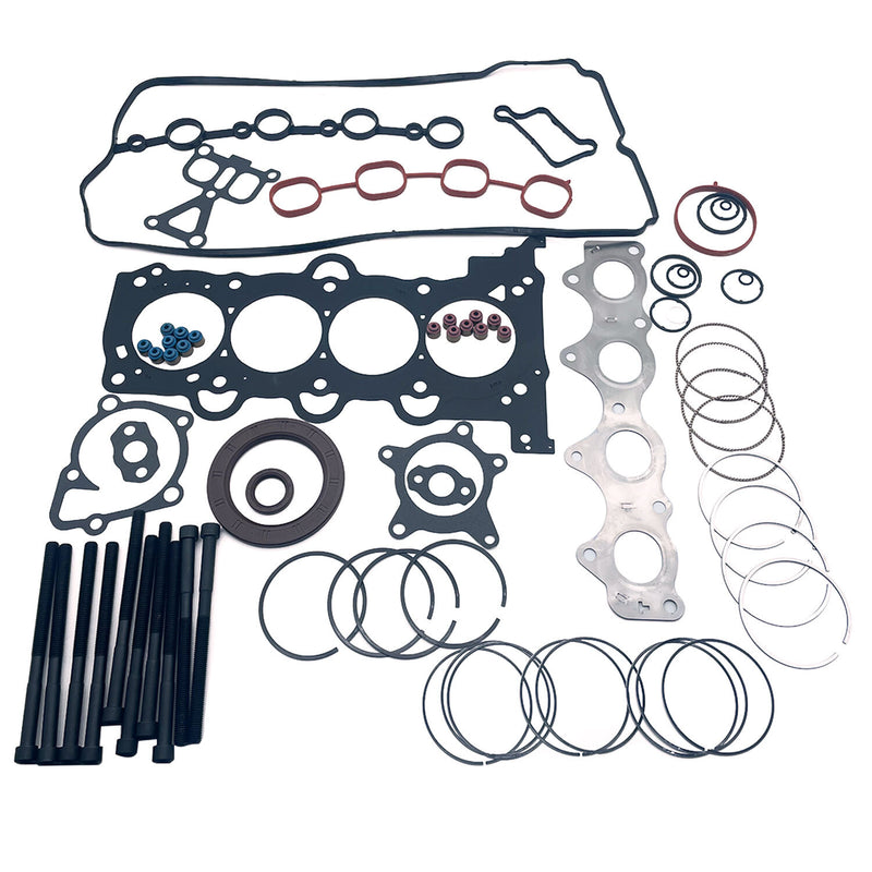 DURAFORCE Head Gasket Bolts&Piston Rings Set For Hyundai Kia Accent Rio 1.6L L4 2012-2016