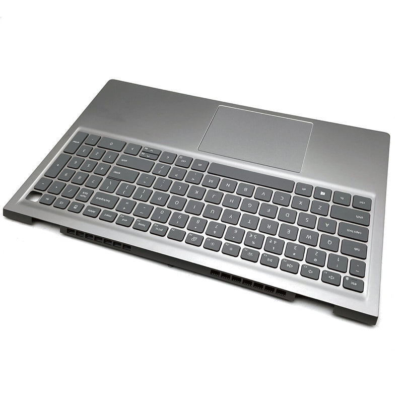 DURAFORCE For Dell Inspiron 15Pro 5510 5515 Palmrest Backlit Keyboard Touchpad 06P0TG Gray