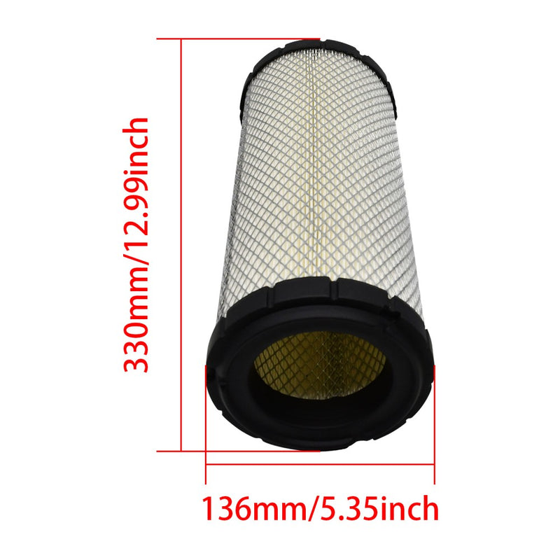 DURAFORCE Air Filter Kit fit for Donaldsonn Bobcat 6666375 for Kubota 59800-26110 AP33330