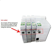 DURAFORCE 4-Color Refillable Ink Cartridges For Epson WorkForce 7210 7710 7720 Printers US