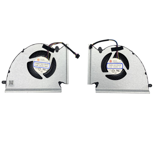 DURAFORCE New CPU+GPU Cooling Fan For MSI GP76 GE76 WE76 MS-17K2 MS-17K3 PABD1A010SHR N452