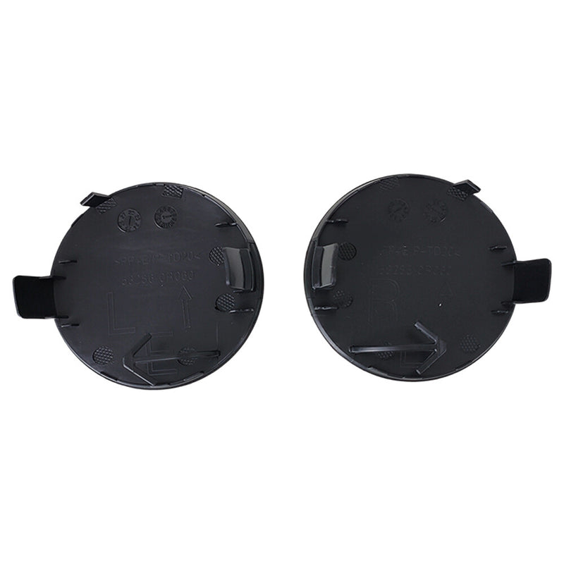 DURAFORCE Front Bumper Tow Hook Cover Caps For Toyota RAV4 2013 2014 2015 2PCS LH&RH