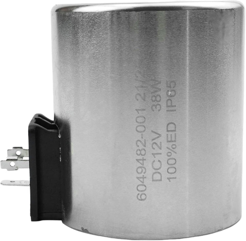 DURAFORCE 617470 Hydraulic Power Supply Coil Assembly for Solenoid Valve Coil 12VDC 38W