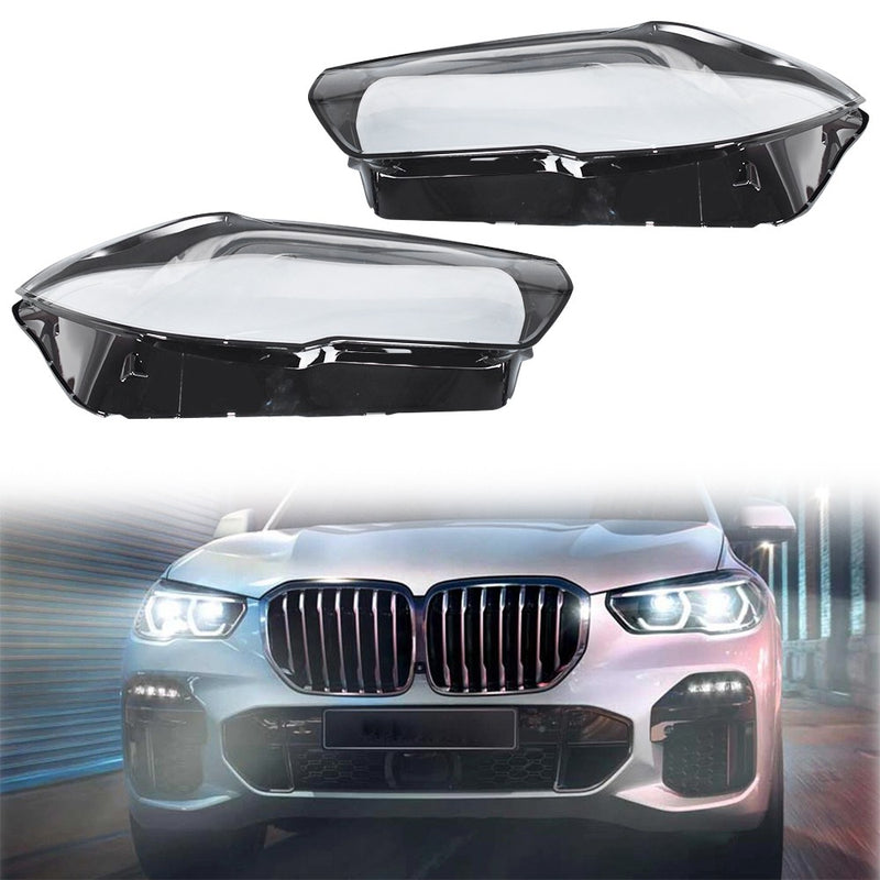 DURAFORCE New A Pair Headlight Lens Cover For BMW X5 X6 G05 G06 2019-2022 Left & Right US
