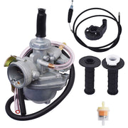 DURAFORCE Carburetor & Handle Grip Bar & Throttle Cable For Honda Z50R 1979-1999 Carb