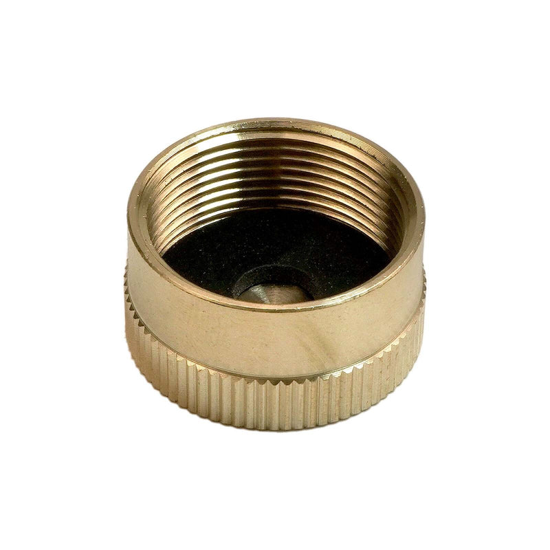 DURAFORCE 50PCS Solid Brass 1 LB Propane Bottle Cap Gas Tank Cylinder Protect Sealed Cap