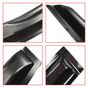 DURAFORCE FOR 2021-2025 LEXUS IS300 IS350 PREMIUM BLACK TRIM WINDOW VISOR RAIN GUARD US