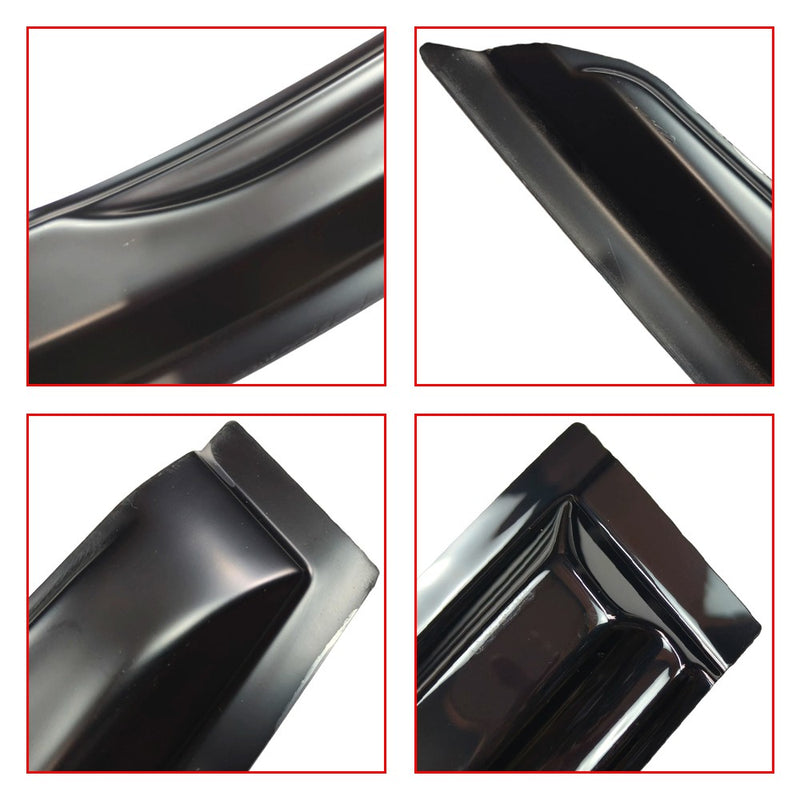 DURAFORCE FOR 2021-2025 LEXUS IS300 IS350 PREMIUM BLACK TRIM WINDOW VISOR RAIN GUARD US