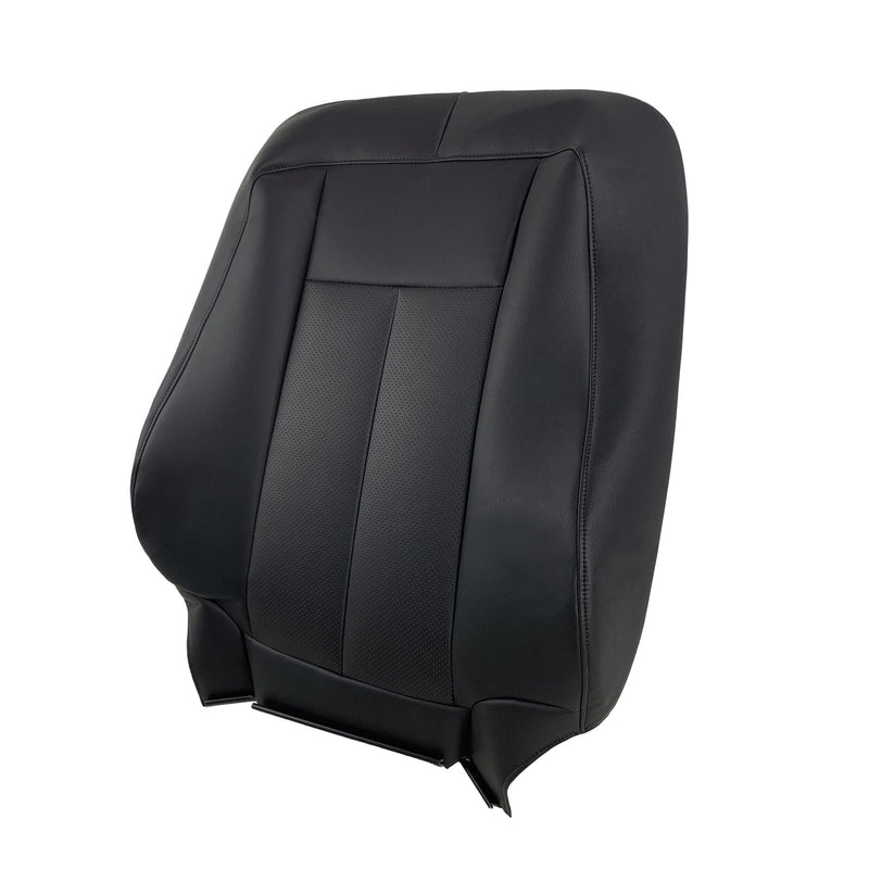DURAFORCE Front Leather Perforated Seat Cover Black For 2007-2014 Ford Expedition Limited
