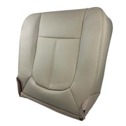 DURAFORCE Driver&Passenger Bottom Leather Seat Cover Tan For 2011-2016 Ford F250 Lariat