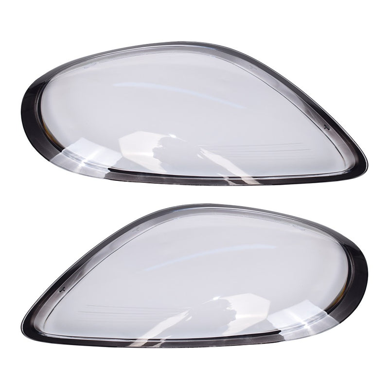 DURAFORCE For 2014-2016 Porsche Boxster Cayman 981 Headlight Lens Cover Shell Left + Right