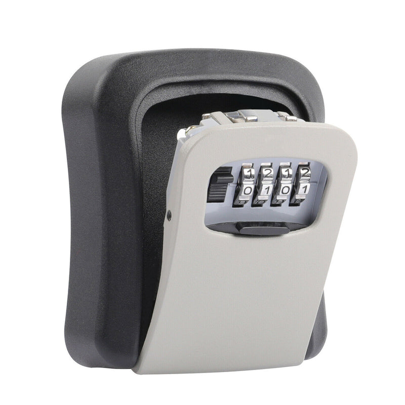 DURAFORCE 4 Digit Key Safe Lock Box Combination Wall Mount Security Storage Case Organizer