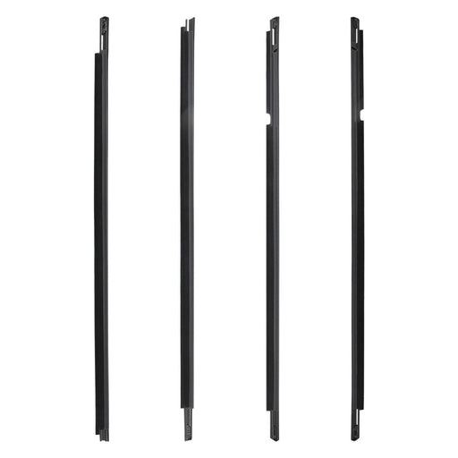 DURAFORCE New WCO09 4PCS Door Belt Weather Strip Molding Seal For 2003-2008 Toyota Corolla