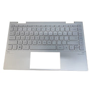 DURAFORCE For HP Envy X360 13-BD 13M-BD 13-AY Palmrest Backlit Keyboard Silver M82698-001