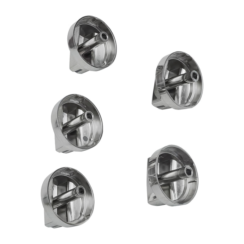 DURAFORCE Stove Cooktop Knob WB03X29300 for GE Gas Range JGP3030SL1SS JGP3030SL2SS 5Pcs