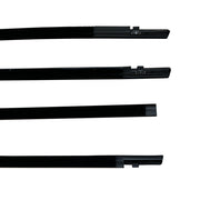 DURAFORCE 4PCS Weatherstrip Window Moulding Trim Seal Belt For Honda Civic Sedan 2016-2021
