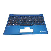 DURAFORCE New Palmrest Keyboard For Gateway GWTN141-6BL GWTN141-10BL GWTN141-4BL Blue 14in