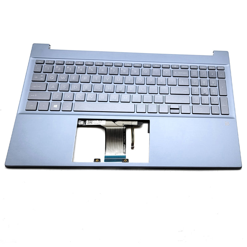 DURAFORCE New For HP 15-EG0067S 15-eh 15-EG Palmrest w/Backlit Keyboard M08912-001 Blue US