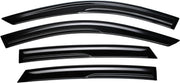 DURAFORCE FOR 2023-25 HONDA ACCORD 11TH GEN BLACK TRIM WINDOW VISOR RAIN GUARD WITH CLIPS