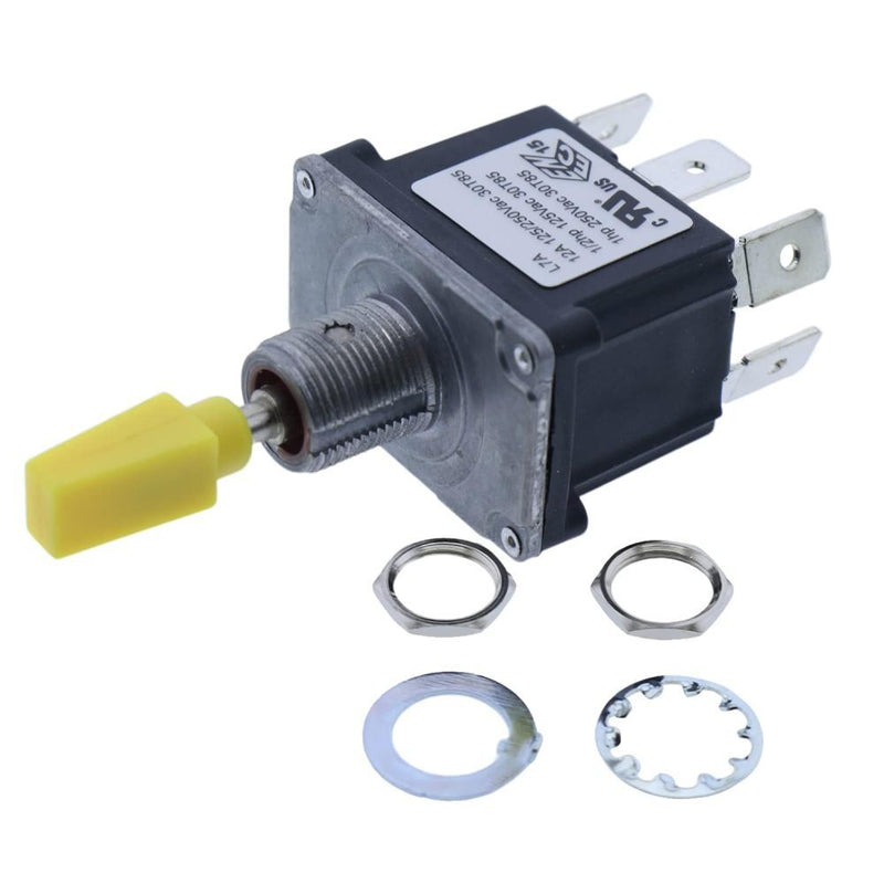 DURAFORCE 4360314 Toggle Switch for JLG Lift (On)-Off-(On) Waterproof (Momentary) EC042