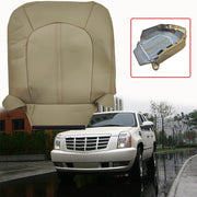 DURAFORCE For 2008 2009 2010 - 2013 Cadillac CTS Driver Side Bottom Leather Seat Cover Tan