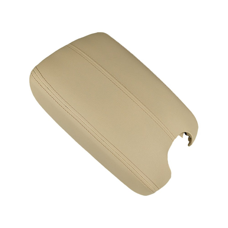 DURAFORCE Door Armrest Hand Leather Arm Rest Cover & Base Lid Beige For Honda Accord 08-12