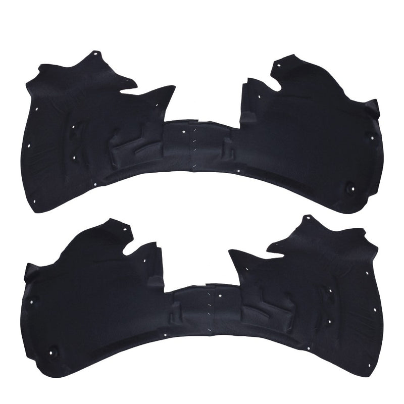 Front Driver Passenger Fender Liner Set with Clips for Audi A4 S4 2009 2012