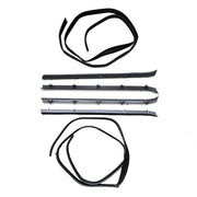 DURAFORCE Window Sweep & Run Channel Weatherstrip Seal Kit 6pc For 81-91 Pickup Truck US