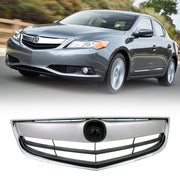 DURAFORCE Front Upper Chrome Grill Mesh Grille for Acura ILX 2013 2014 2015 13 14 15