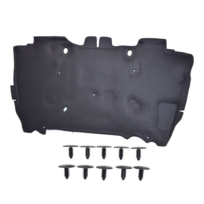 DURAFORCE Engine Mat Hood Insulation Pad Heat Shield For Jeep Wrangler 3.6L 3.8L 2007-2017