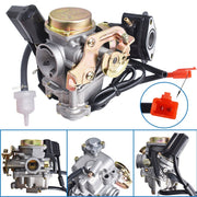 DURAFORCE GY6 50cc 100cc Big Bore Carburetor Fit For 139QMB 139QMA Scooter Moped ATV 19mm