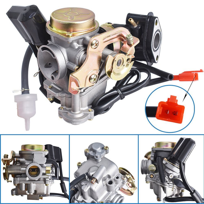 DURAFORCE GY6 50cc 100cc Big Bore Carburetor Fit For 139QMB 139QMA Scooter Moped ATV 19mm