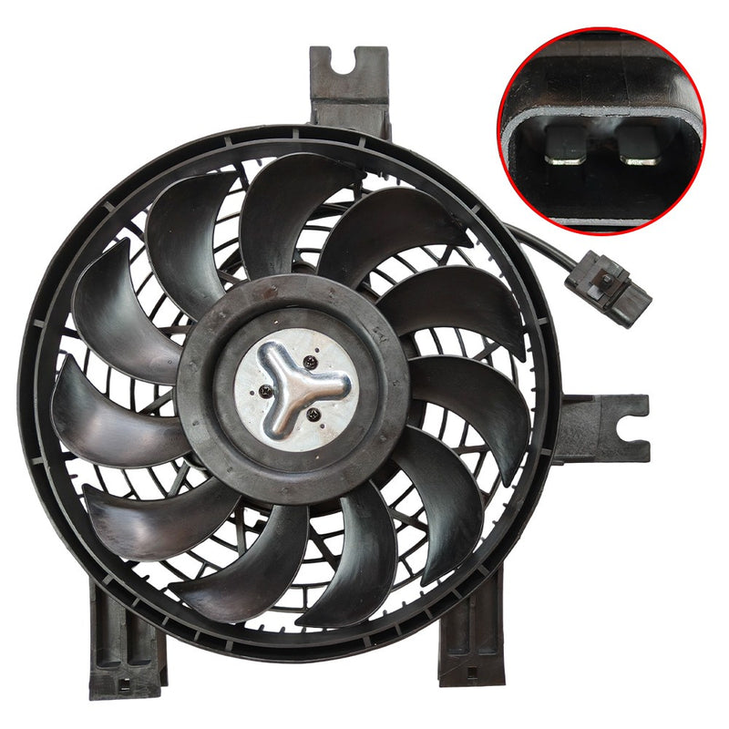 DURAFORCE For Lexus LX470 1998-2002 V8 4.7L A/C Condenser Cooling Fan with Shroud Assembly