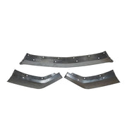 DURAFORCE For 24-25 Ford Mustang G-Style Unpainted Black Front Bumper Lip Body Kit Spoiler
