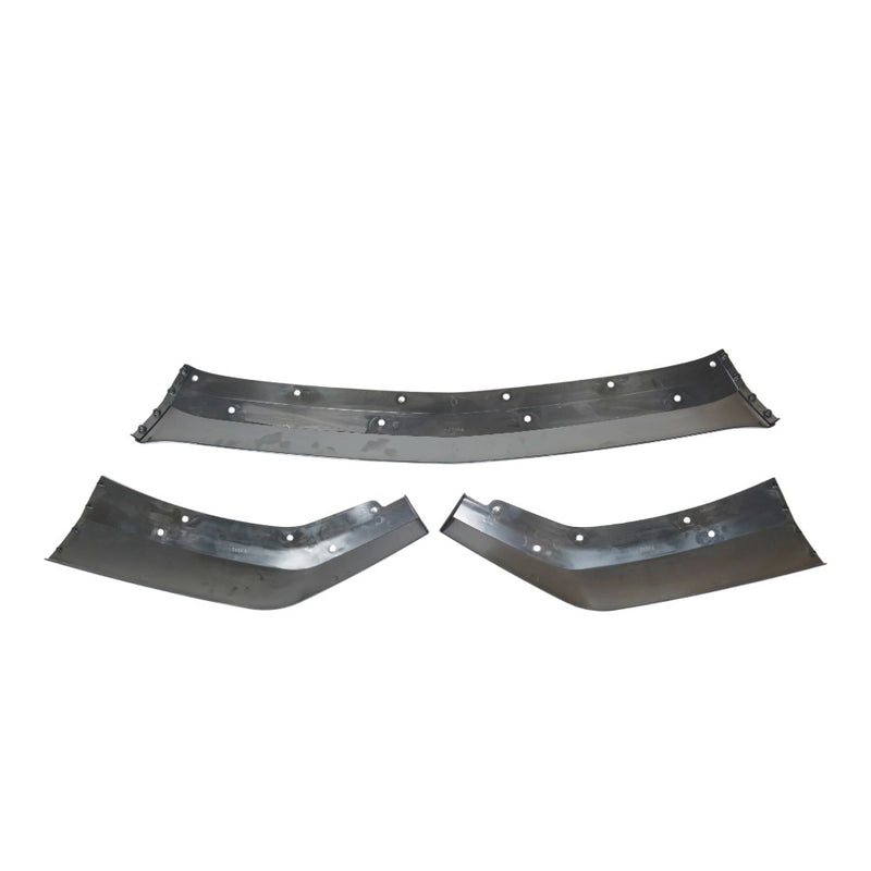 DURAFORCE For 24-25 Ford Mustang G-Style Unpainted Black Front Bumper Lip Body Kit Spoiler